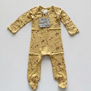 Kate Quinn Organics Sagittarius Baby Bamboo Footie 0-3 Months